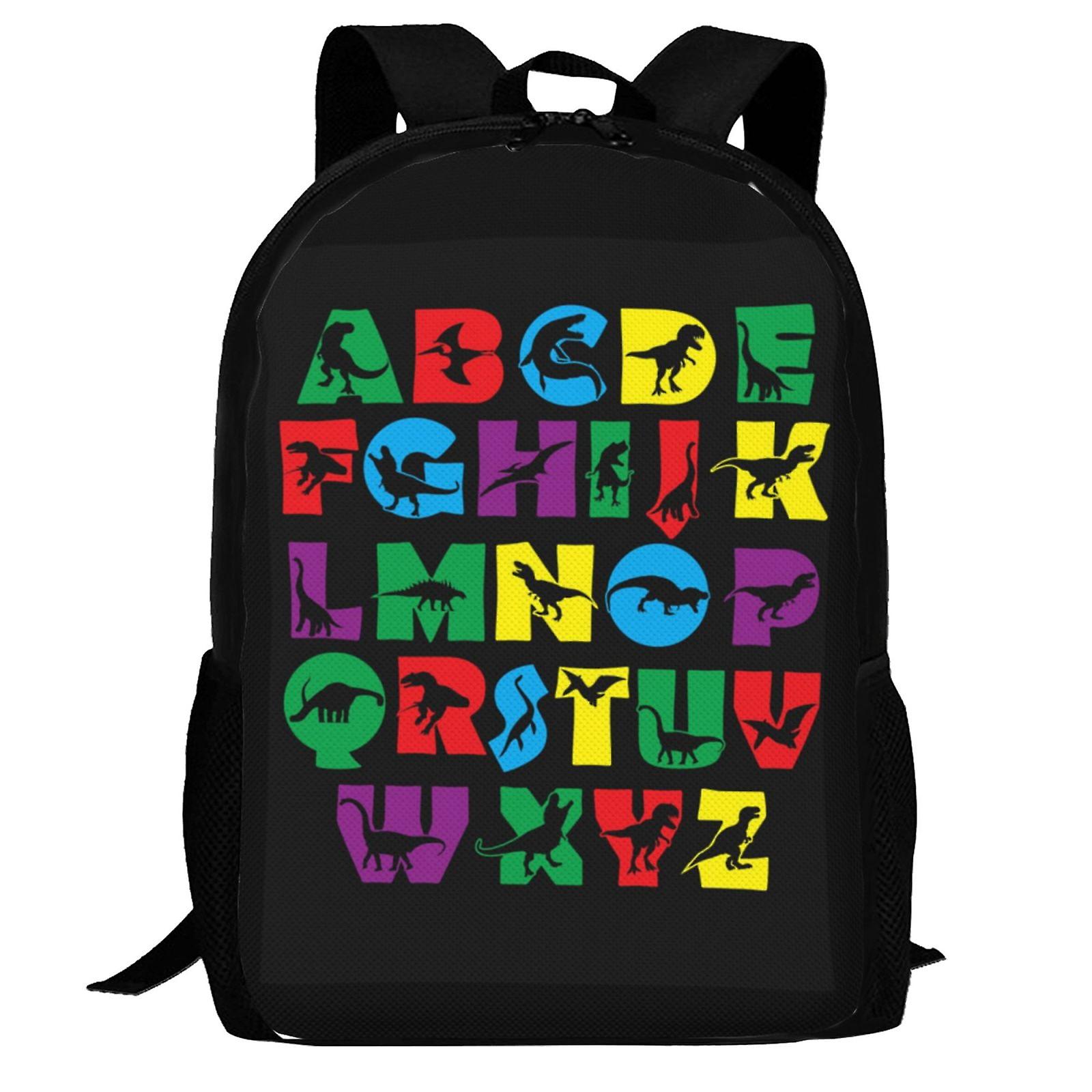 Alphabet Lore Backpack,3d Print Laptop Backpack Lightweight Casual Daypack Bookbag