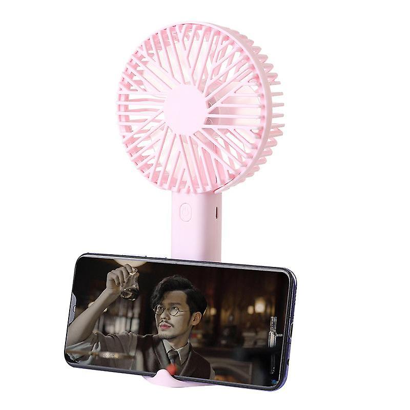 Mini Fan Hanging Neck Handheld Base Charging Mobile Phone Bracket Usb