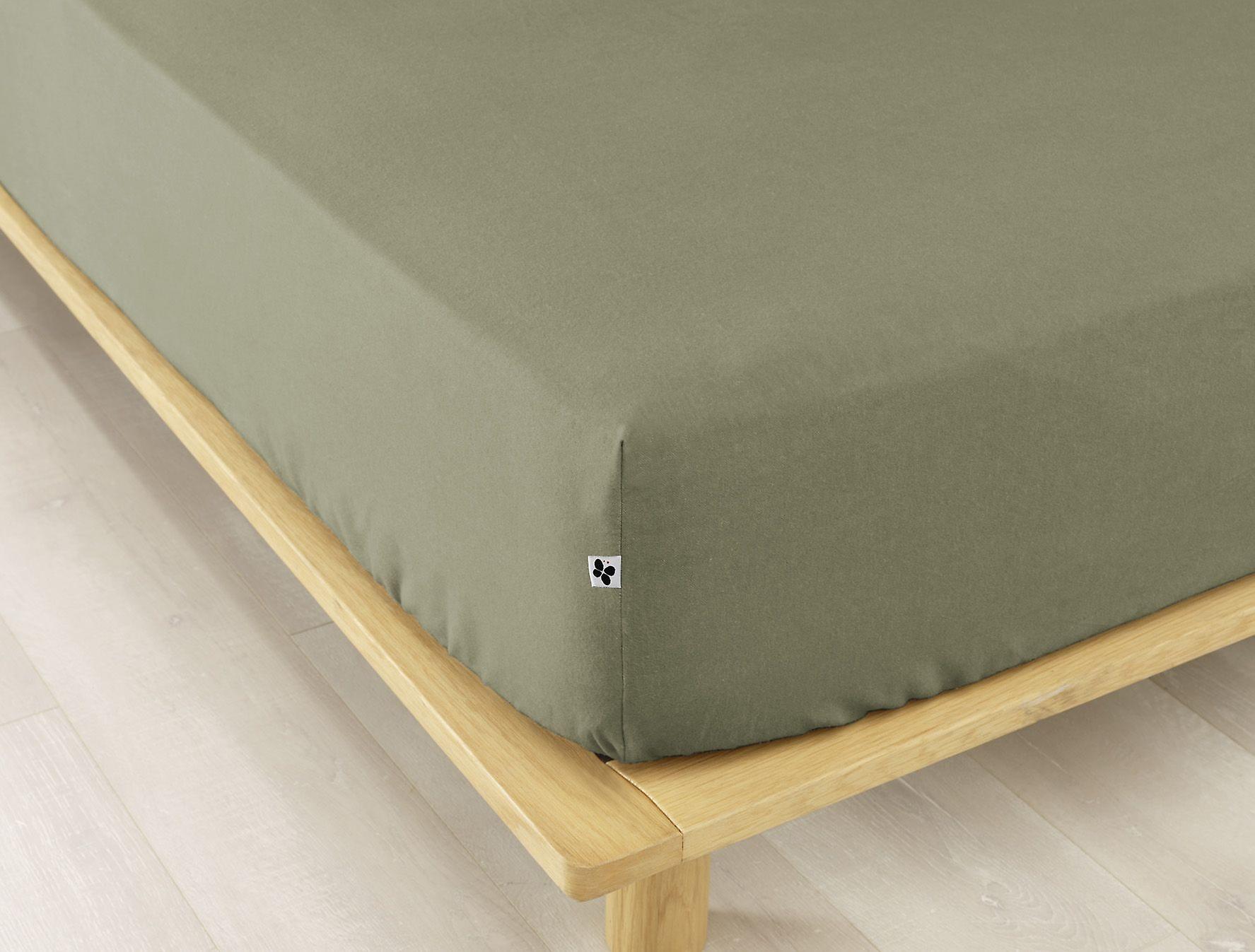 Fitted sheet 180 x 200 cm CANDICE Rosemary