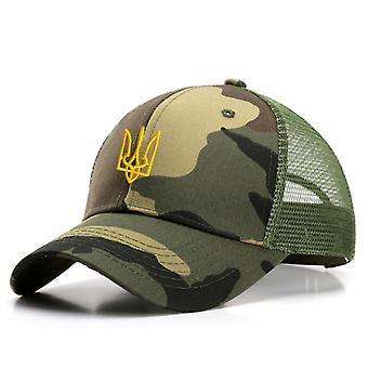Casquette Baseball Camouflage Réglable - Unisexe Adulte - Kaki - Neuf Avec Étiquettes