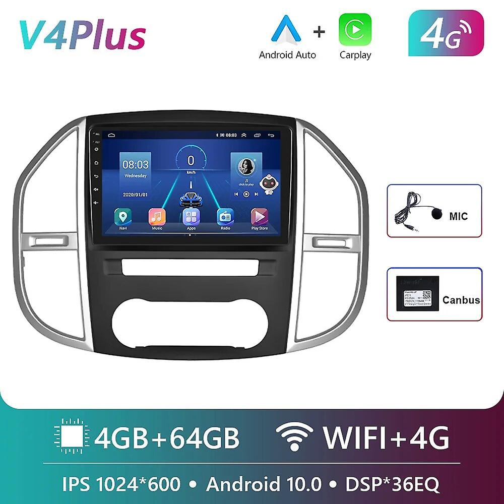 2din Android Car Radio Multimidia Video Player For Mercedes-benz Vito 2016 Gps Navigation 2din Carplay Auto Stereo