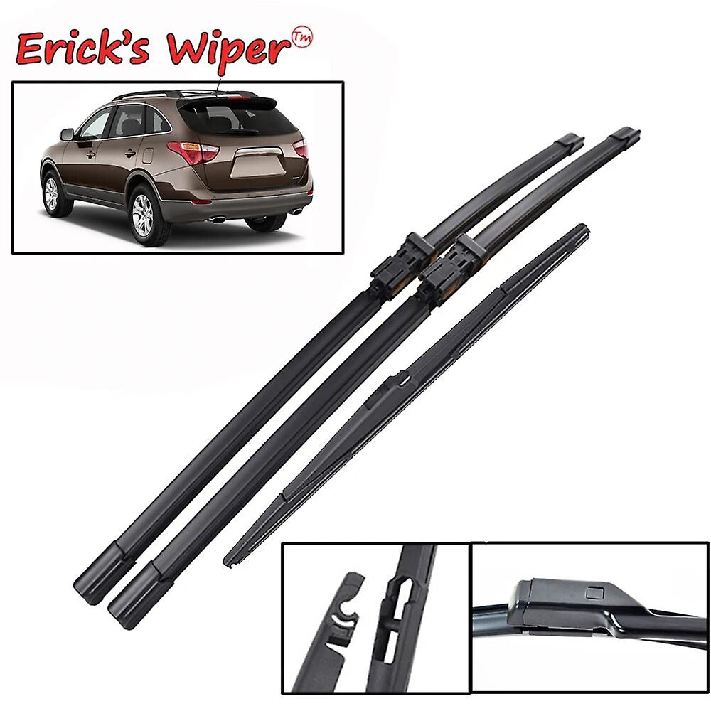 Wiper Front & Rear Wiper Blades Set For Hyundai Veracruz Ix55 2006 - 2012 Windshield Windscreen Window Brushes 24"20"14"