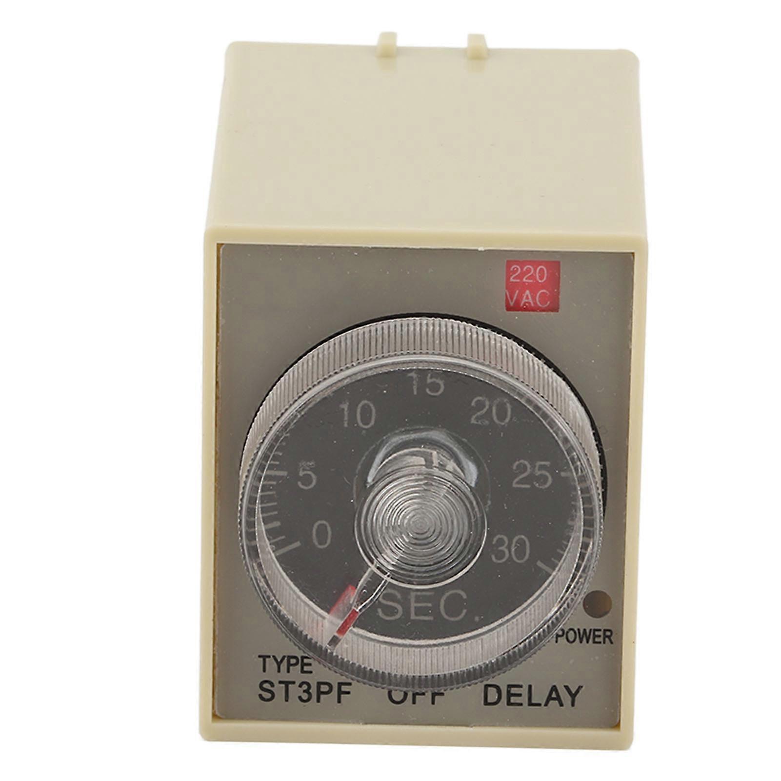 Time Relay Adjustable Timing Power Off Timer Delay AC 200?220V ST3PF Accessory Part 30S