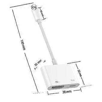 Adaptador For Iphone 12 Pro Max Mini X Xs Ipad To Tv Hdmi