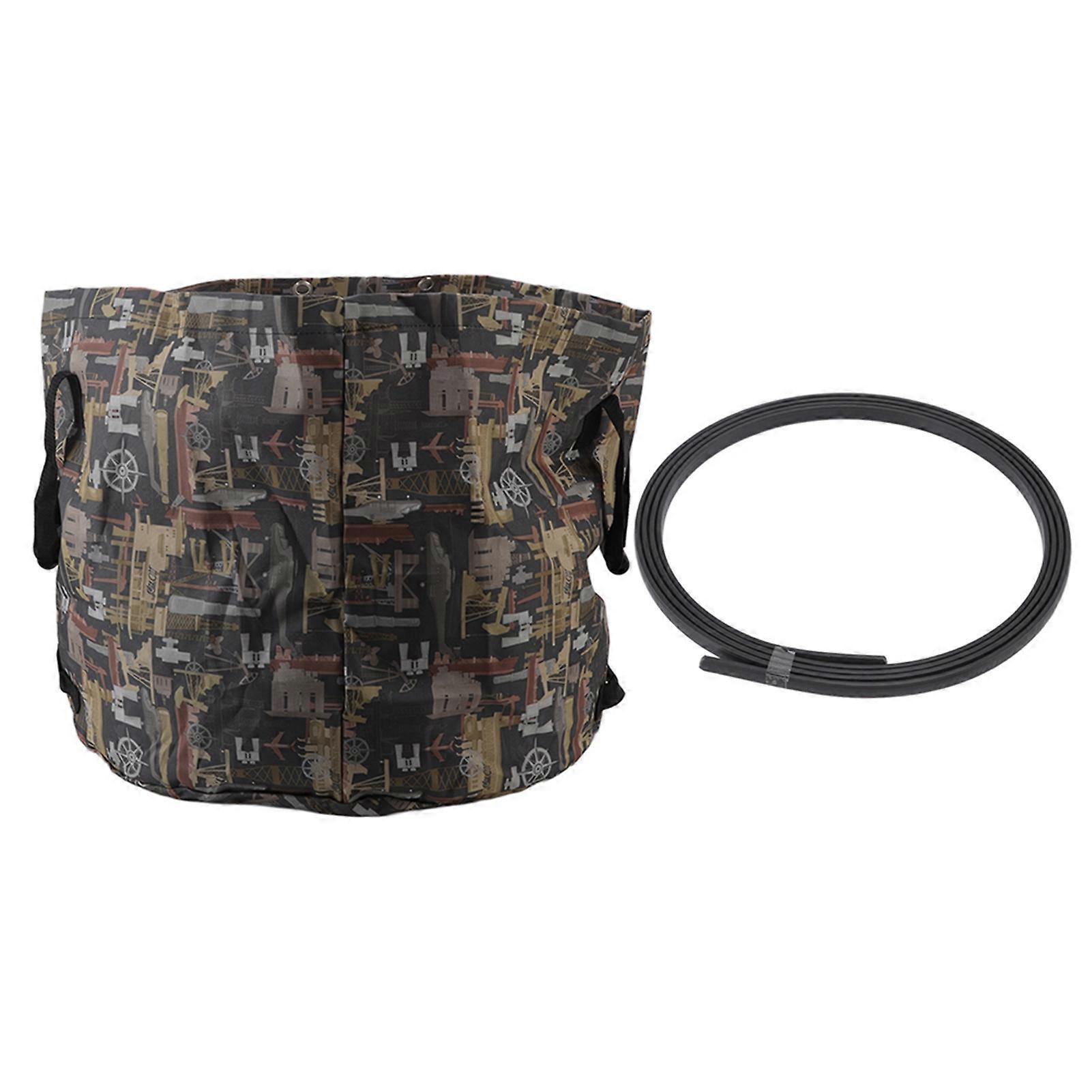 Lawn Bag Waterproof Canvas Oxford Fabric Eco Friendly Widely Used Garden Tool Bag for Leaves Garbage Tools NO.7056