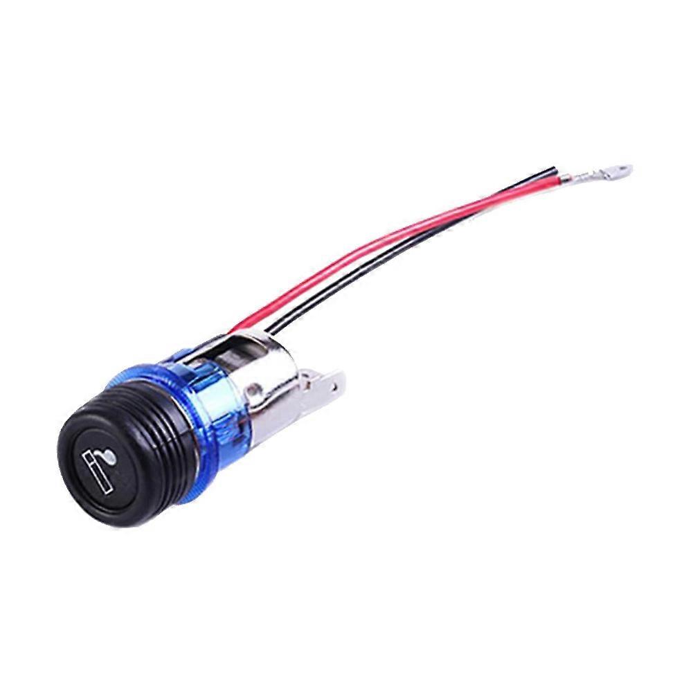 12v 150w Car Cigarette Lighter Power Socket Universal Auto Motorcycle Cigarette Lighter Assembly With Lights Wire