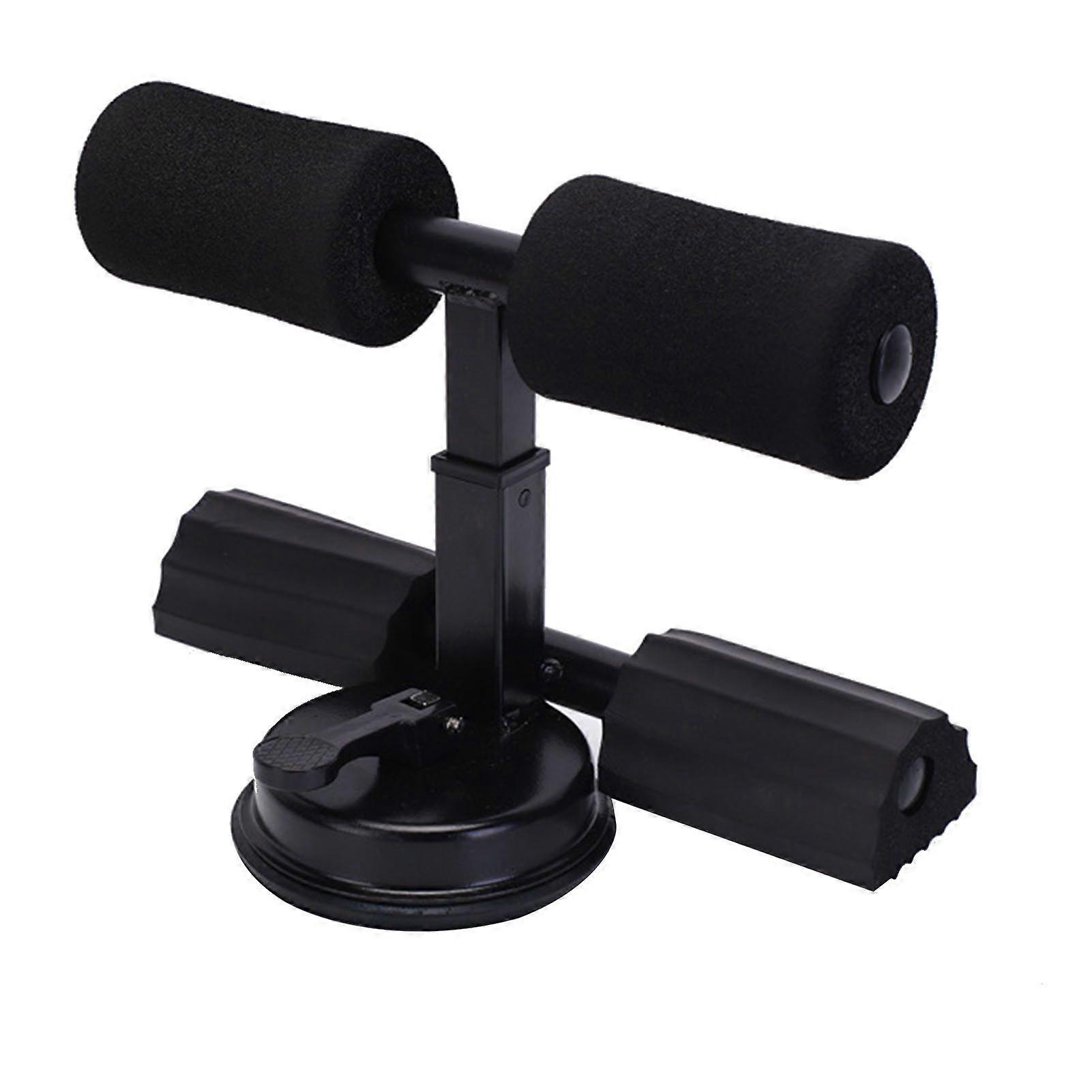 Sit Up Device Ergonomic Design Large Support Abdominal Training Device With Suction Cup Black