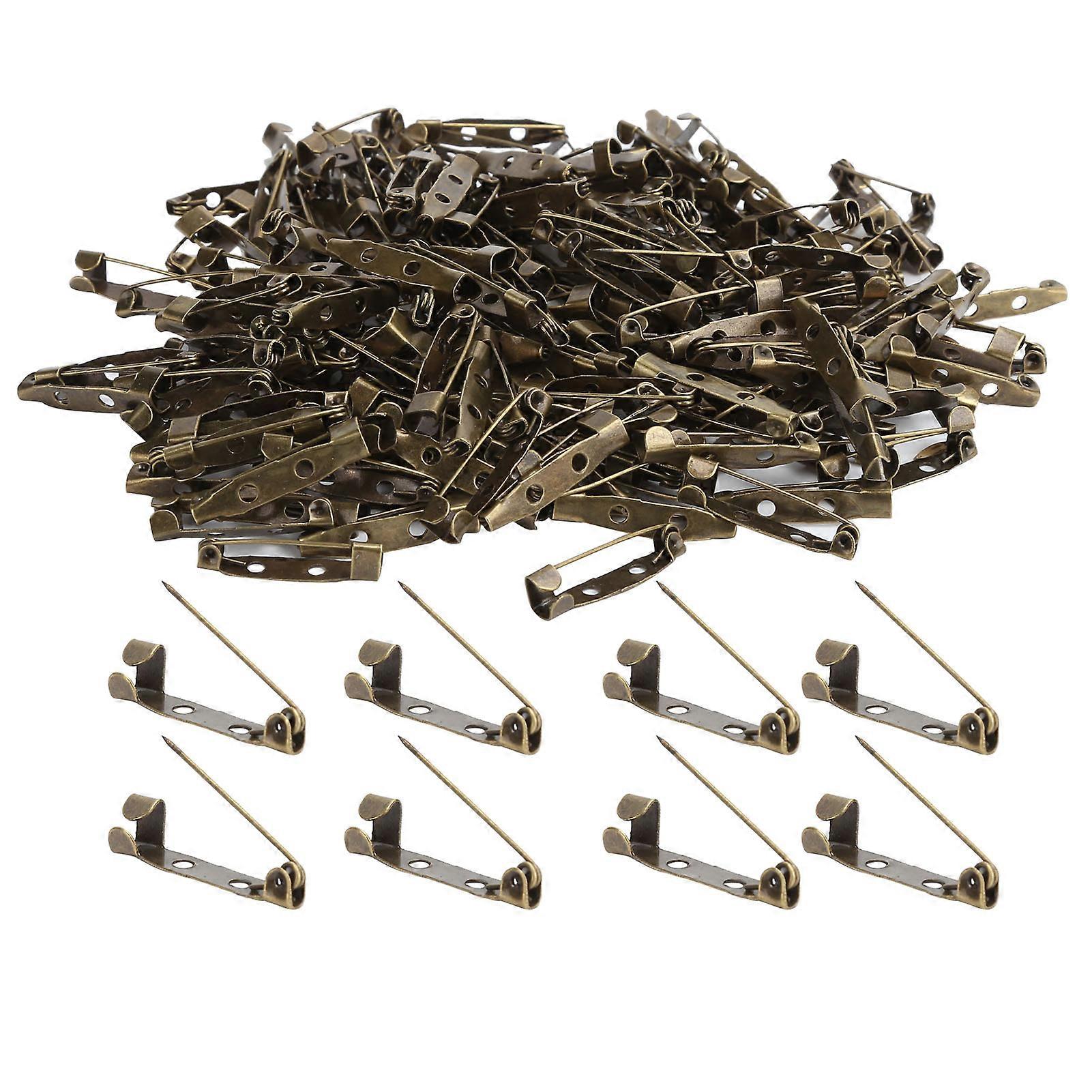 200 قطعة دبابيس السلامة بسيطة خمر الملابس بروش سبائك دبابيس الخياطة DIY صنع المجوهرات 3 سم