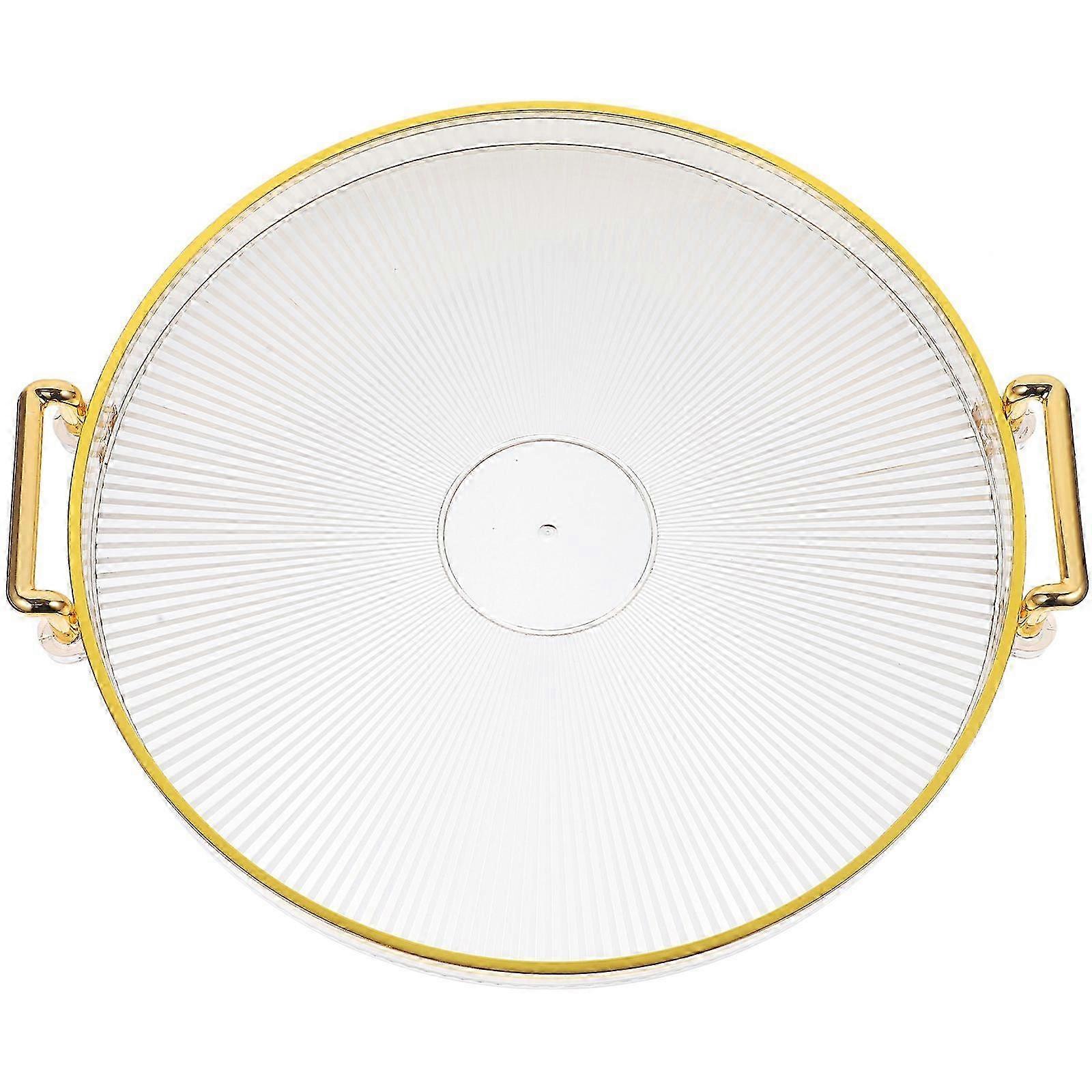 Tischablage mit Griff Serviertablett mit Griff Obstteller Haushaltswaren