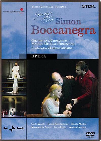 Simon Boccanegra Teatro Comunale Florence (Abbado) DVD (2004) Peter Stein - Region 2
