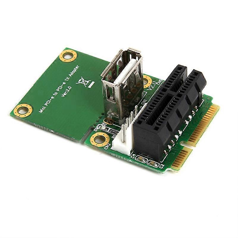 Mini PCI-E till PCI-E-adapterkort PCI-E Full storlek halv storlek 4-stifts nätaggregat
