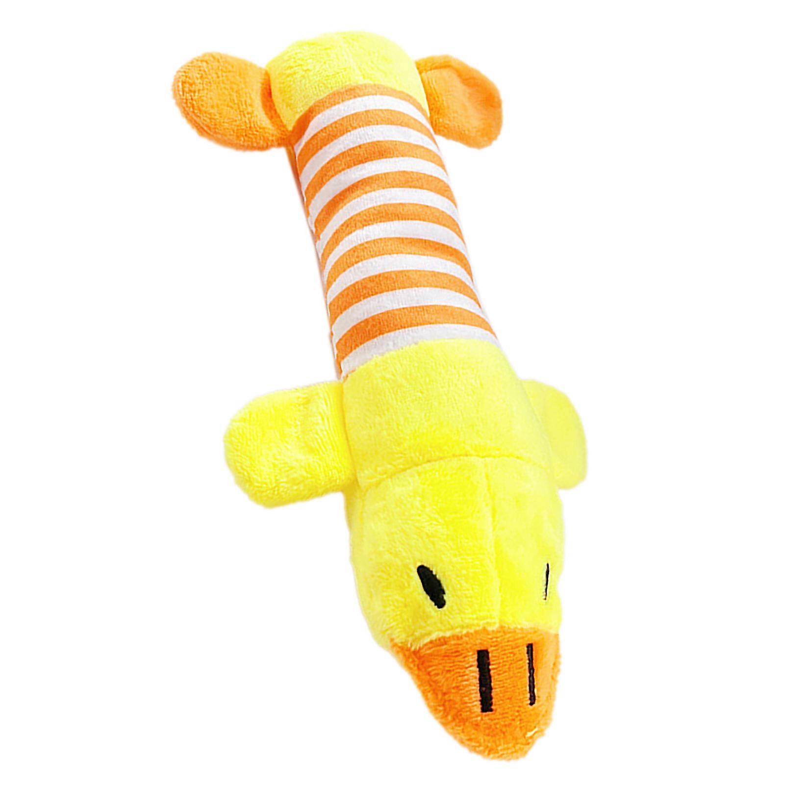 Dog Plush Toys - Interactive Soft Rectangular Flying Duck Bite Resistant Chew Toy for Pets