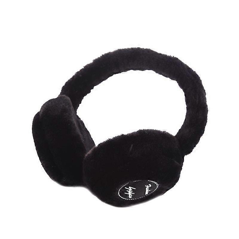 Vintervarme Bluetooth 5.0 musik ørekopper trådløst opkald (Sort)