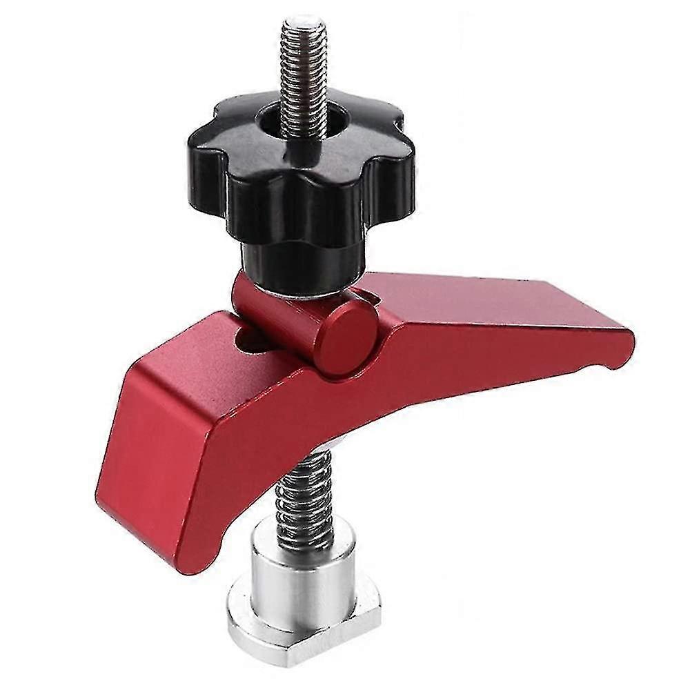Quick Release Retaining Clip T-nut T Rail Clamp Set Woodworking Tools