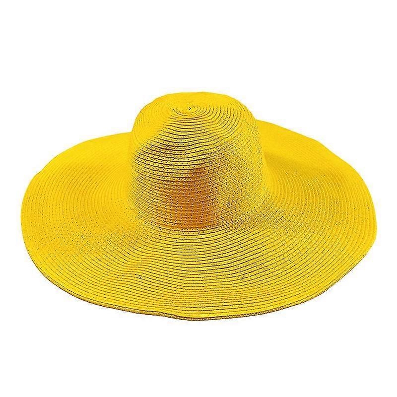 womens sun straw hat wide brim summer hat foldable roll up floppy beach hats