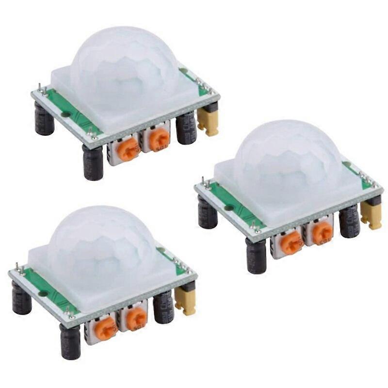 3PcsLot HC-SR501 Adjust IR Pyroelectric Infrared PIR Motion Sensor Detector Module for Raspberry Pi Kits