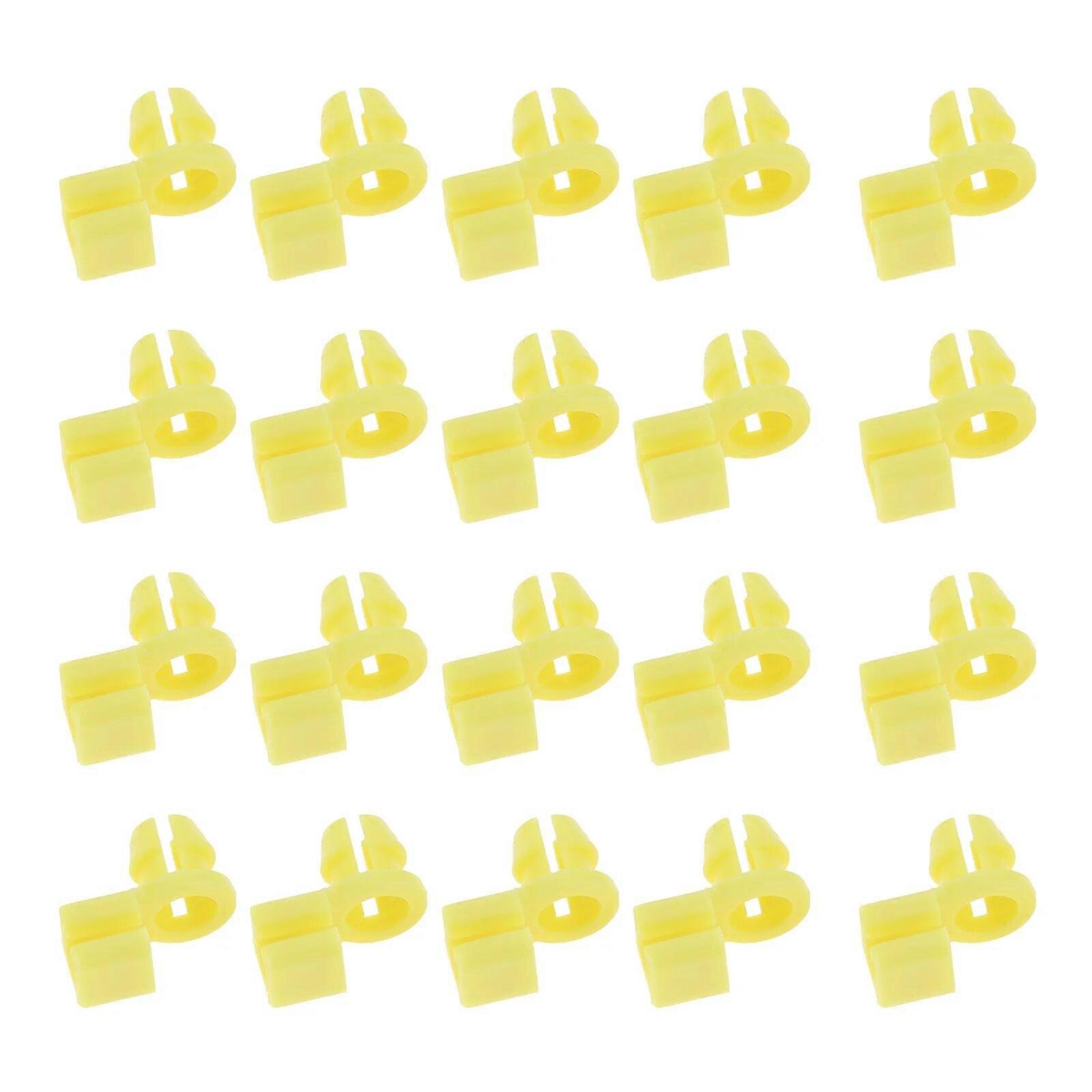 20pcs Plastic Auto General Motors Small Lock Button Central Control Lock Clasp Car Door Lock Hook Clips