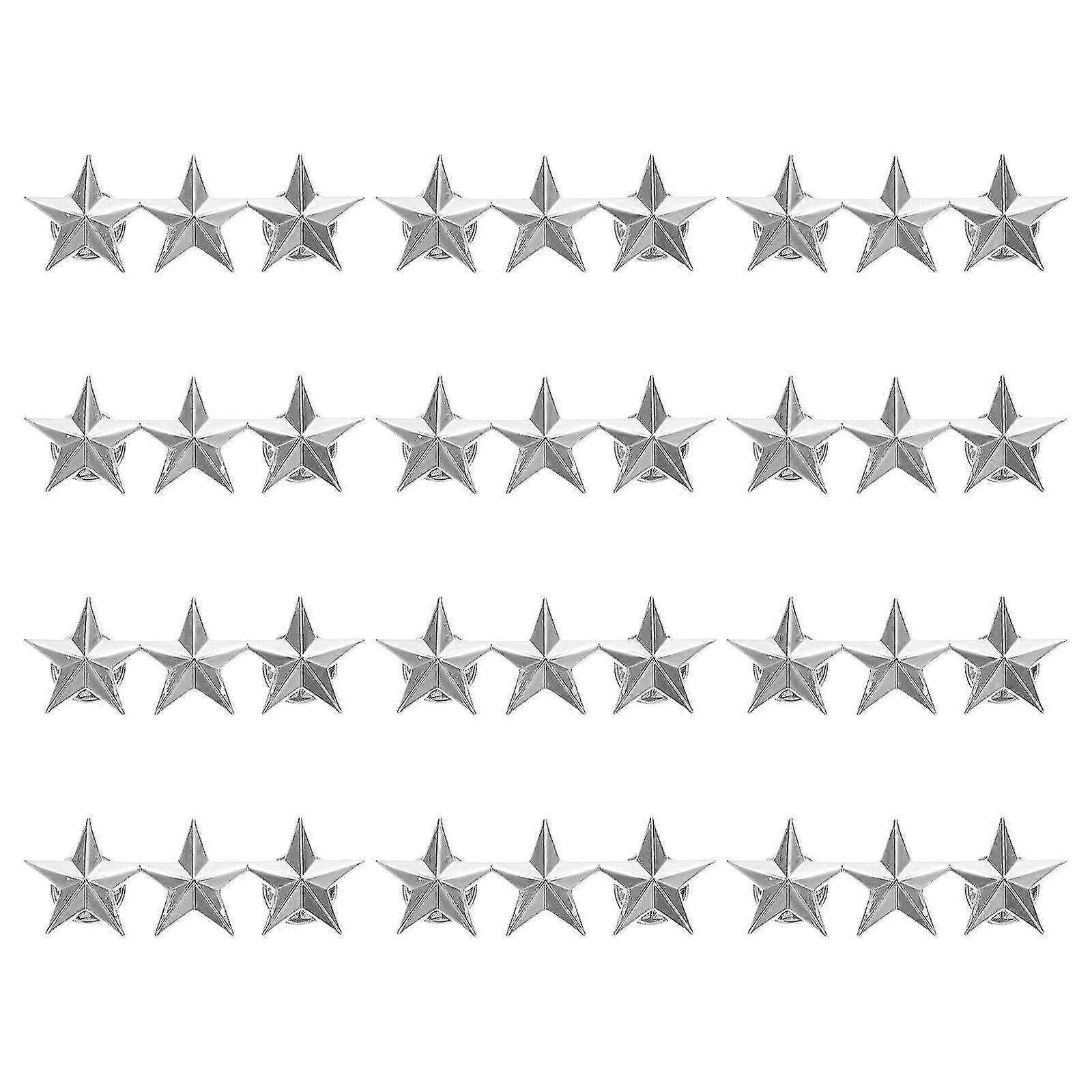12stk Form Badges Reversstifter Rating Badges Kostume Dekorationer
