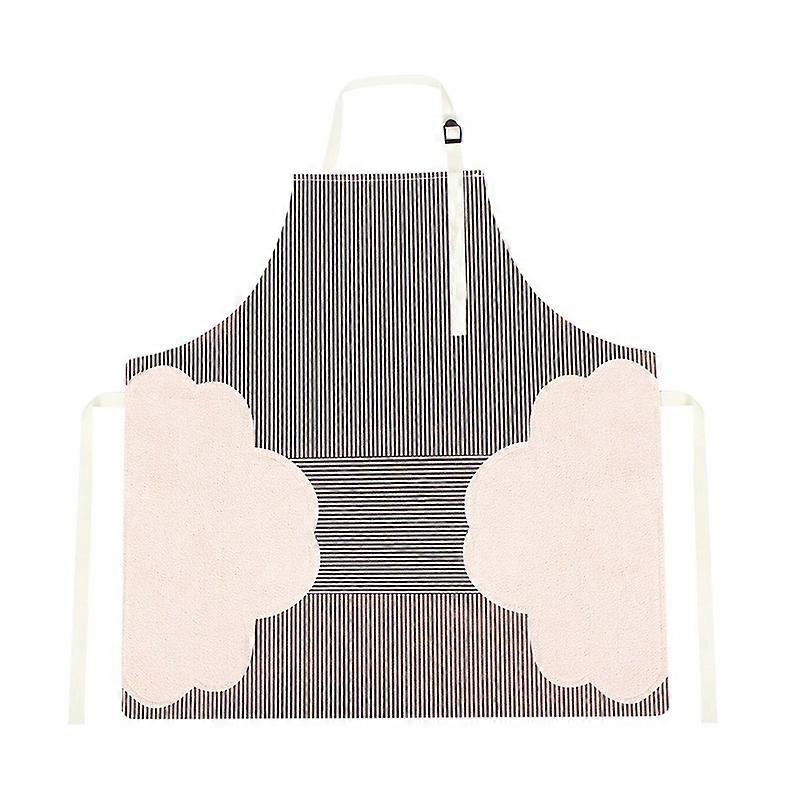 Kitchen Apron with Bib Waterproof Cooking Apron with Front Pocket Adjustable Chef Wearing for Household Restaurant New