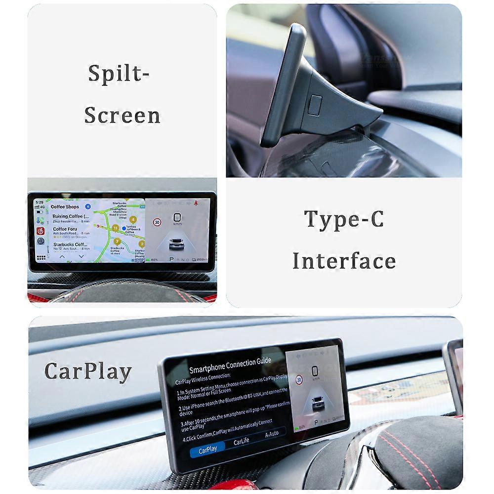 9'' 10.26'' Android/Linux For Tesla Model 3 Y car meter instrument dashboard touch screen console digital lcd display dashboard