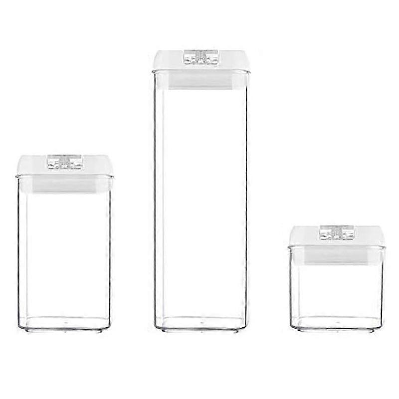 Sealed Food Storage Container,Plastic Grain Containers with Easy-Locking Lids,For Organization and