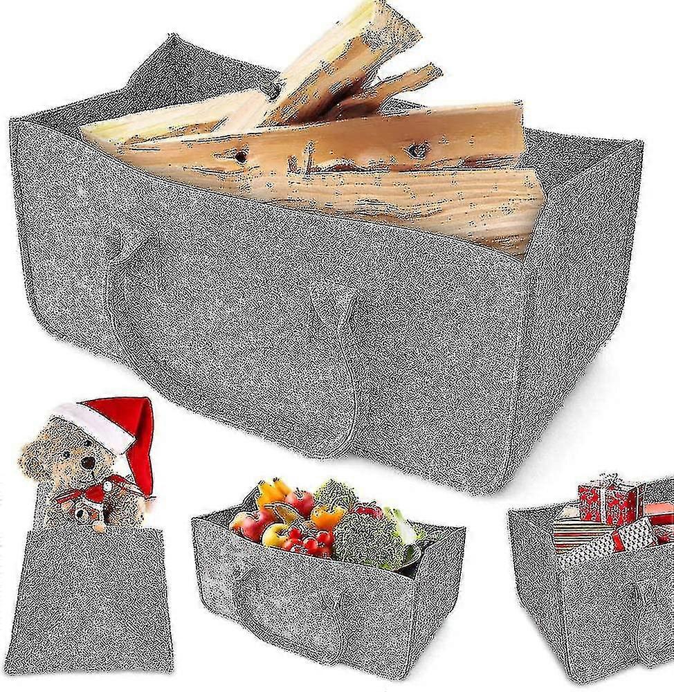 Felt Bag, Firewood Bag, Firewood Basket Basket, Felt Newspaper Rack