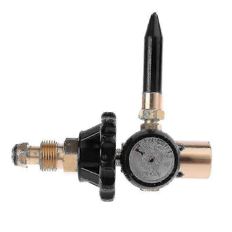 Brass Helium Latex Pressure Reducer With Pressure Gauge For G5/8 Tank Balloon Inflator Regulator-sfygv