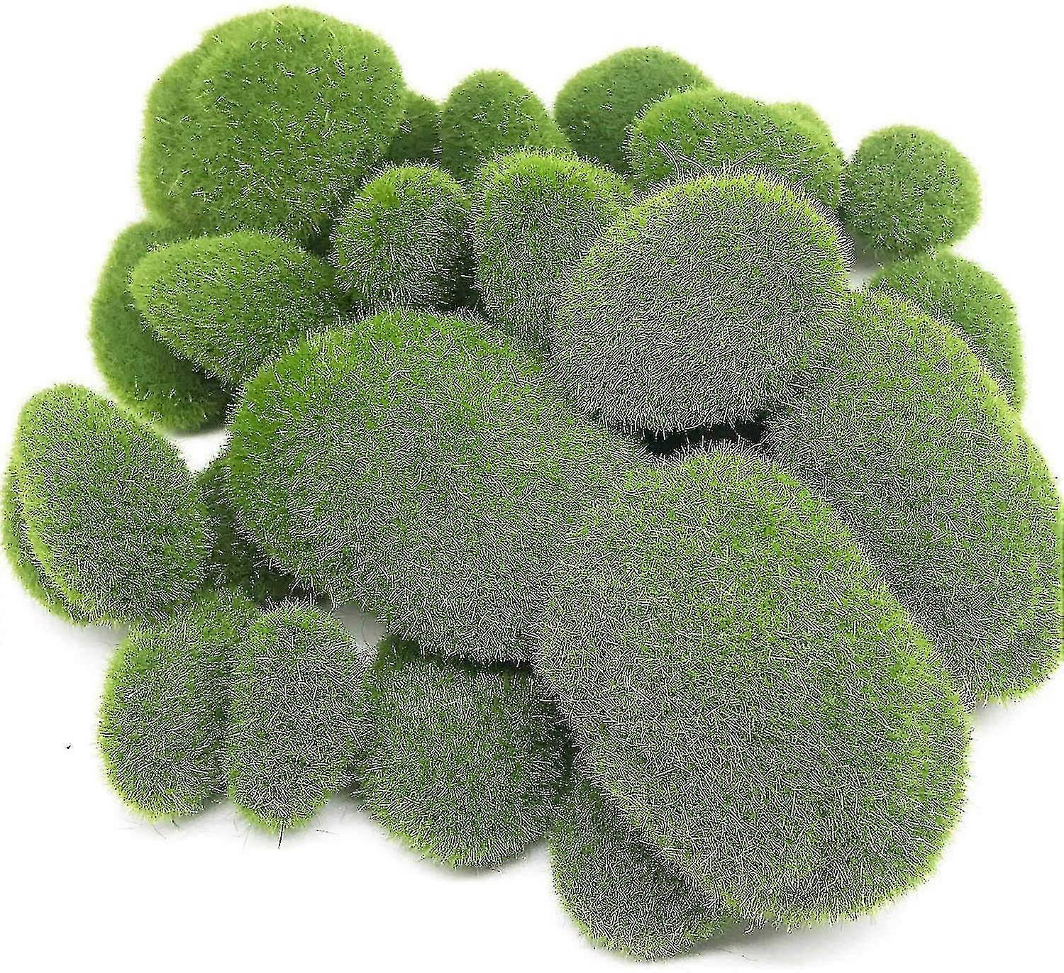 30pcs Decorative Artificial Moss Rocks