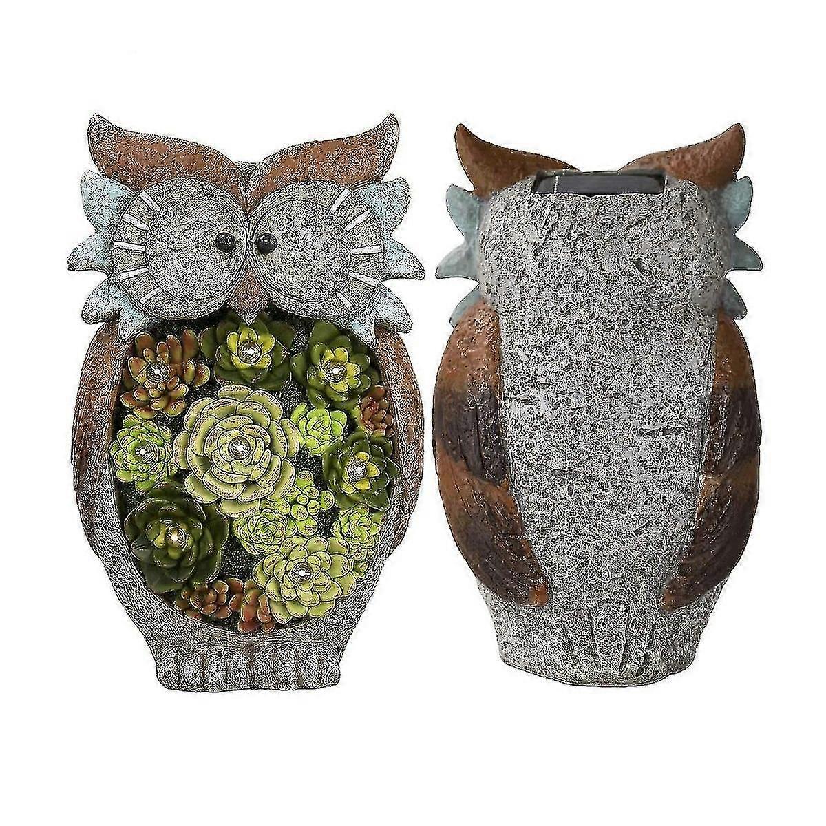 Outdoor Garden Decoration Owl Shape Light