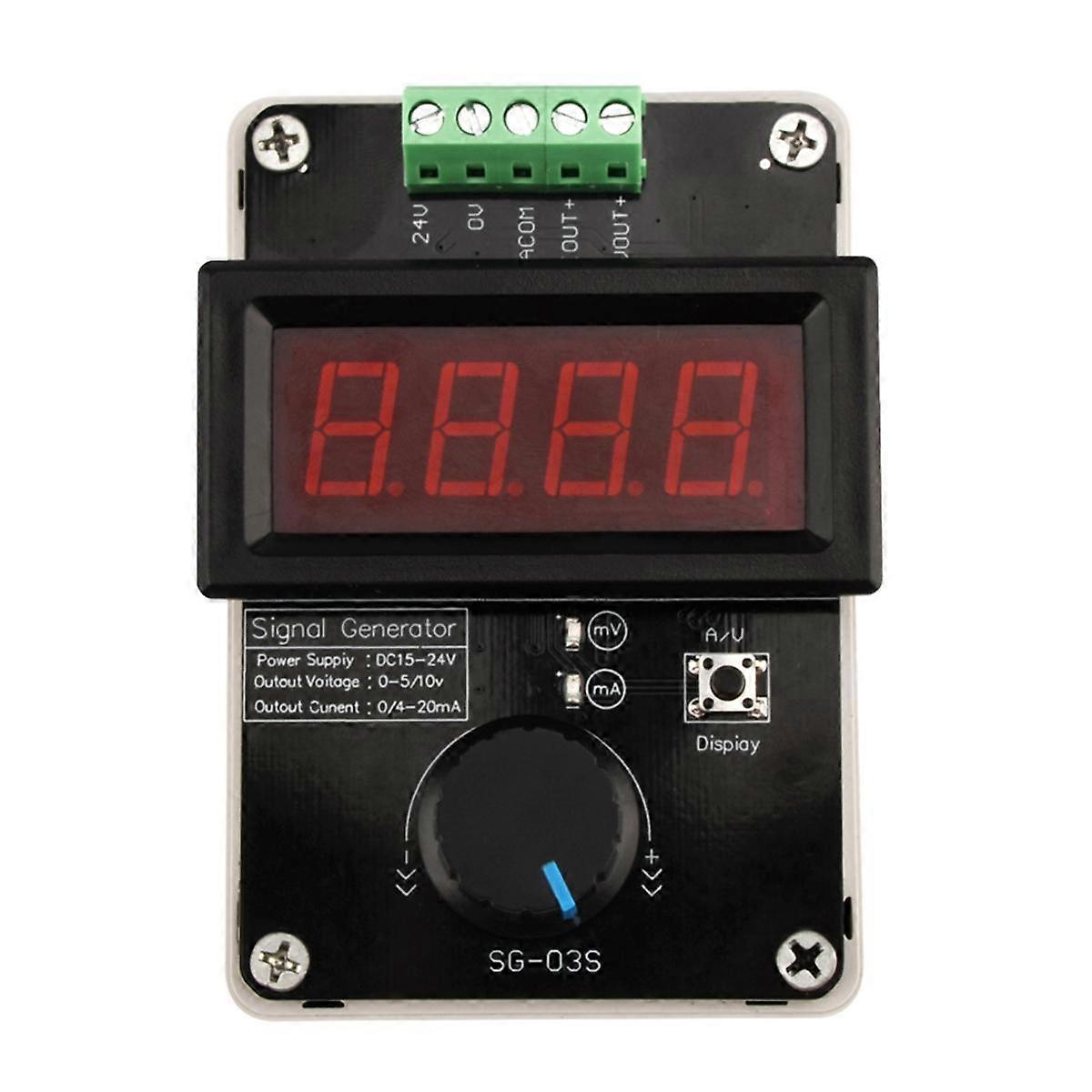 Digital 4-20MA 0-10V Voltage Signal Generator 0-20MA Adjustable Current Transmitter Electronic Meas