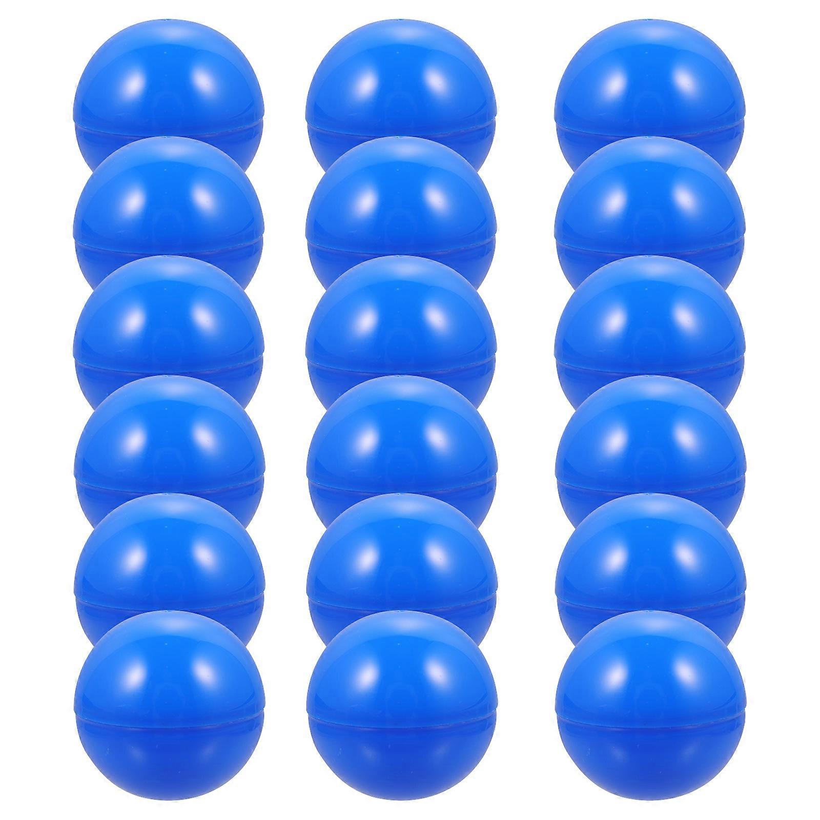 25pcs Lottery Balls Plastic Hollow Ball Table Activity Balls Pong Balls for Game Party Decoration 40mm Diameter Blue