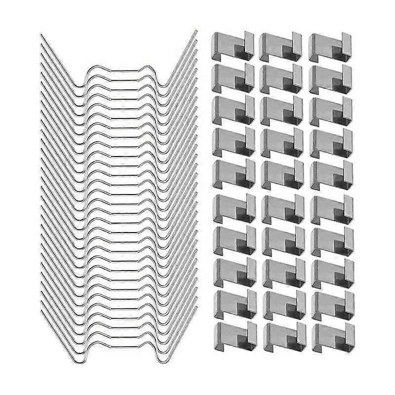 συνδετήρες γυαλιού θερμοκηπίου 25pcs, συνδετήρες στερέωσης υαλοπινάκων θερμοκηπίου ανοξείδωτου