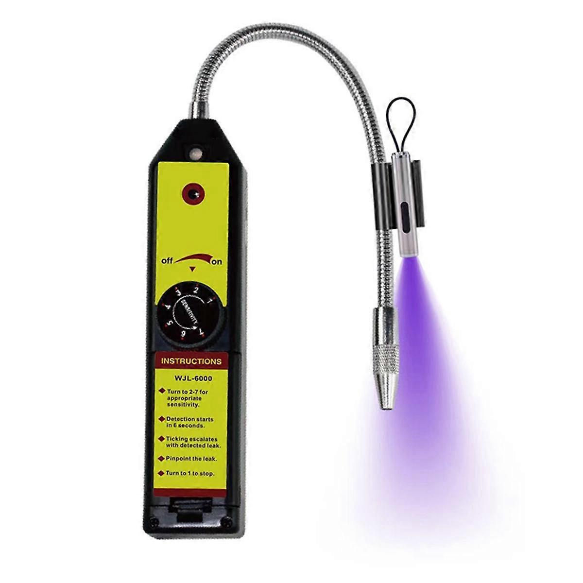 -6000UV Halogen Leak Detector Freon Leak Detector R22 R410A R134A R1234YF Refrigerant Gas Air Condi