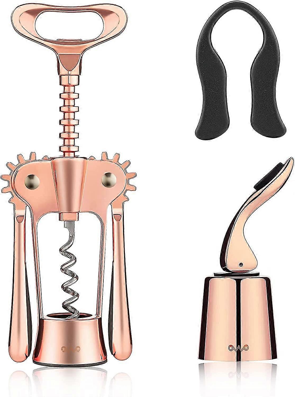 Red Wine Corkscrew Set Paper Cutter Pourer Wine Cork Bottle Starter Open Red Wine Tool