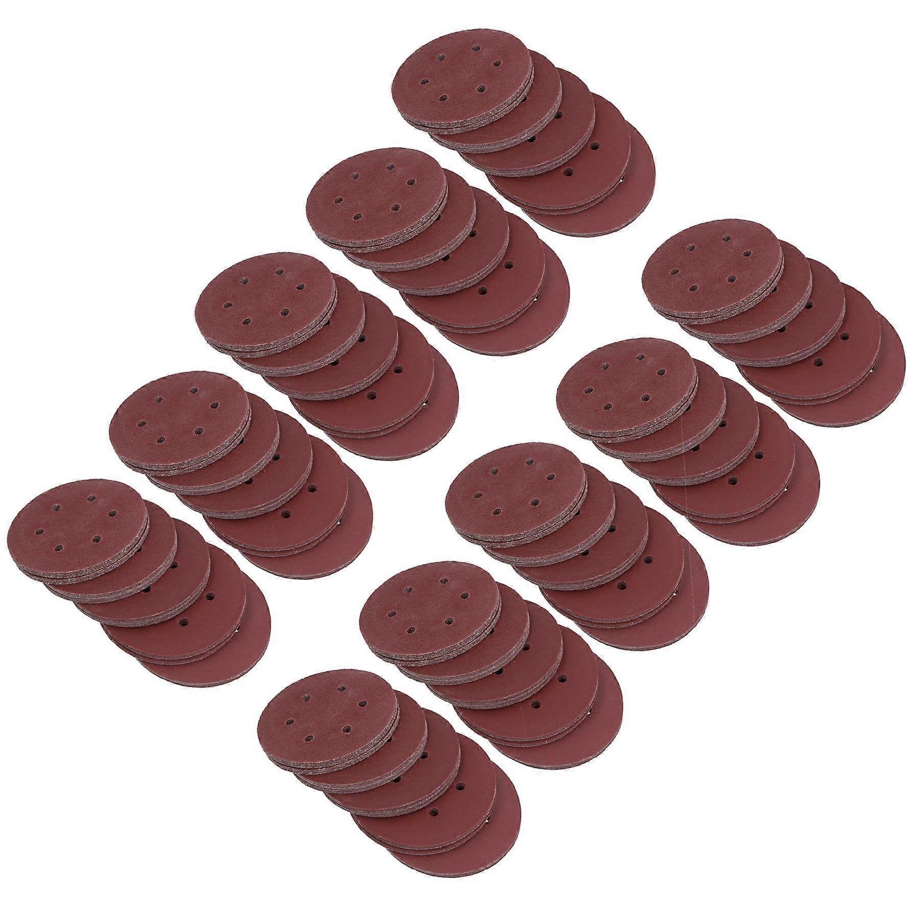 150mm Mixed Grit Hook And Loop Sanding Discs For DA Orbital Sanders 500pk