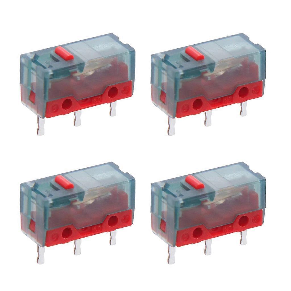 MEGA Mouse Micro Switch 50M 75gf Translcent Mouse Button Limit Switch Red Dot