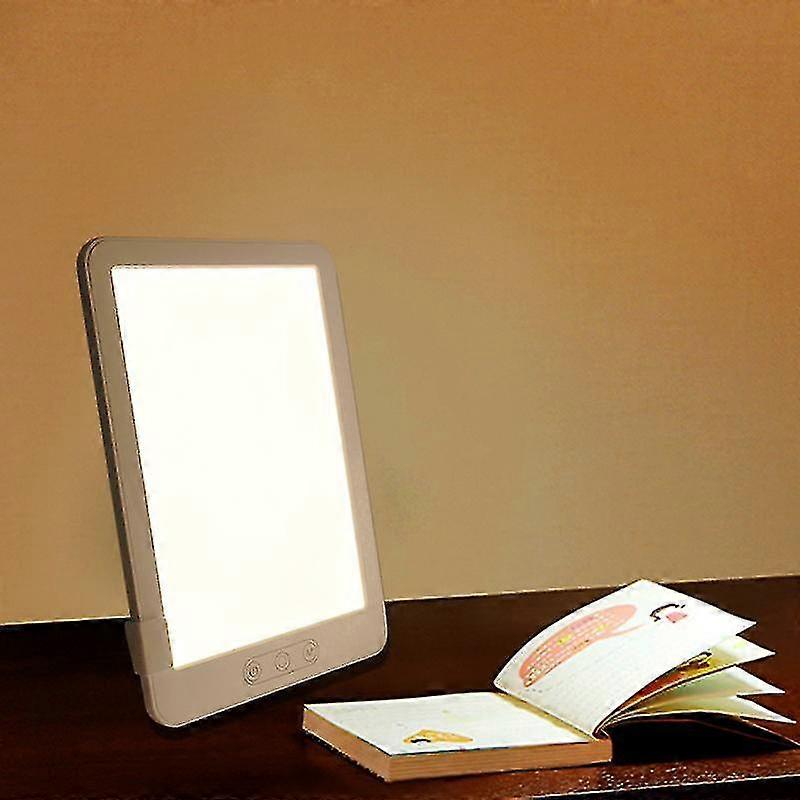 Light Therapy Phototherapy Lamp With Adjustable Brightness, Color Temperature And Timer Daylight Lamp For Home Use
