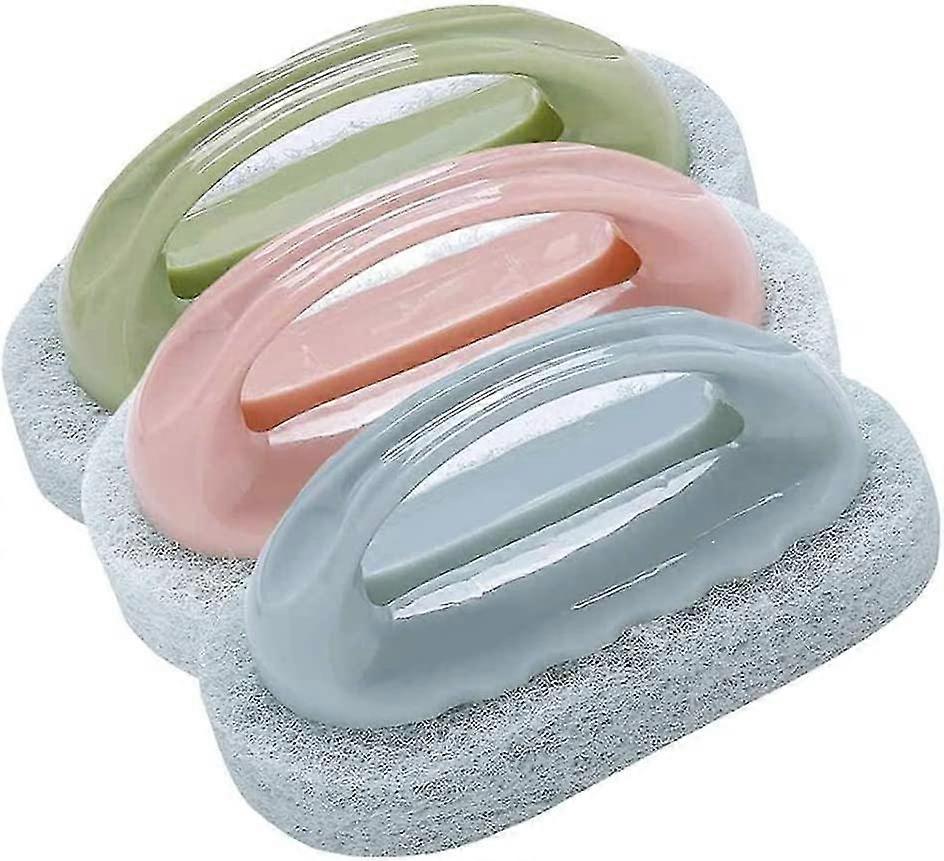 3pcs Cleaning Brush Home Kitchen Bathroom