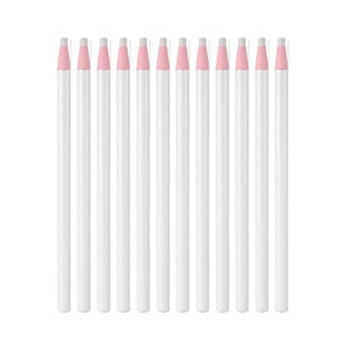 48 Pcs White Chalk Pencils Sewing Mark Pencil Fabric White Chalk Markers Industrial Invisible Erasa