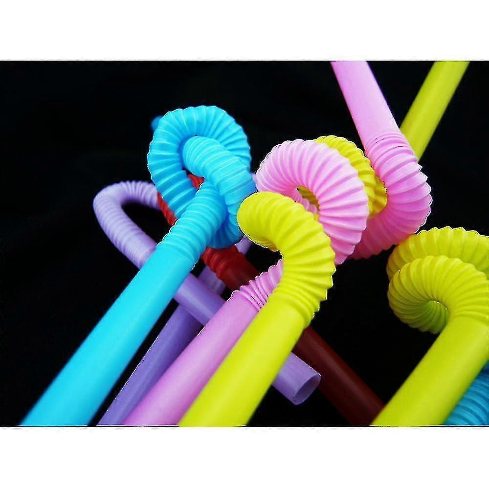Pegeant Plastic Drinking Straws Wedding Multi-shaped Birthday 50pcs