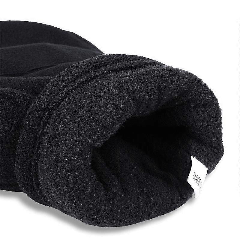 Cuffbow 2 Pairs Winter Fingerless Gloves Convertible Mittens Flip Top
