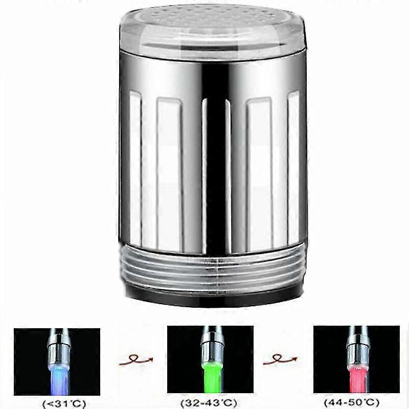 Farb-LED-Wasserhahn mit 3 Farben änderndem Wassertemperatursensor Y