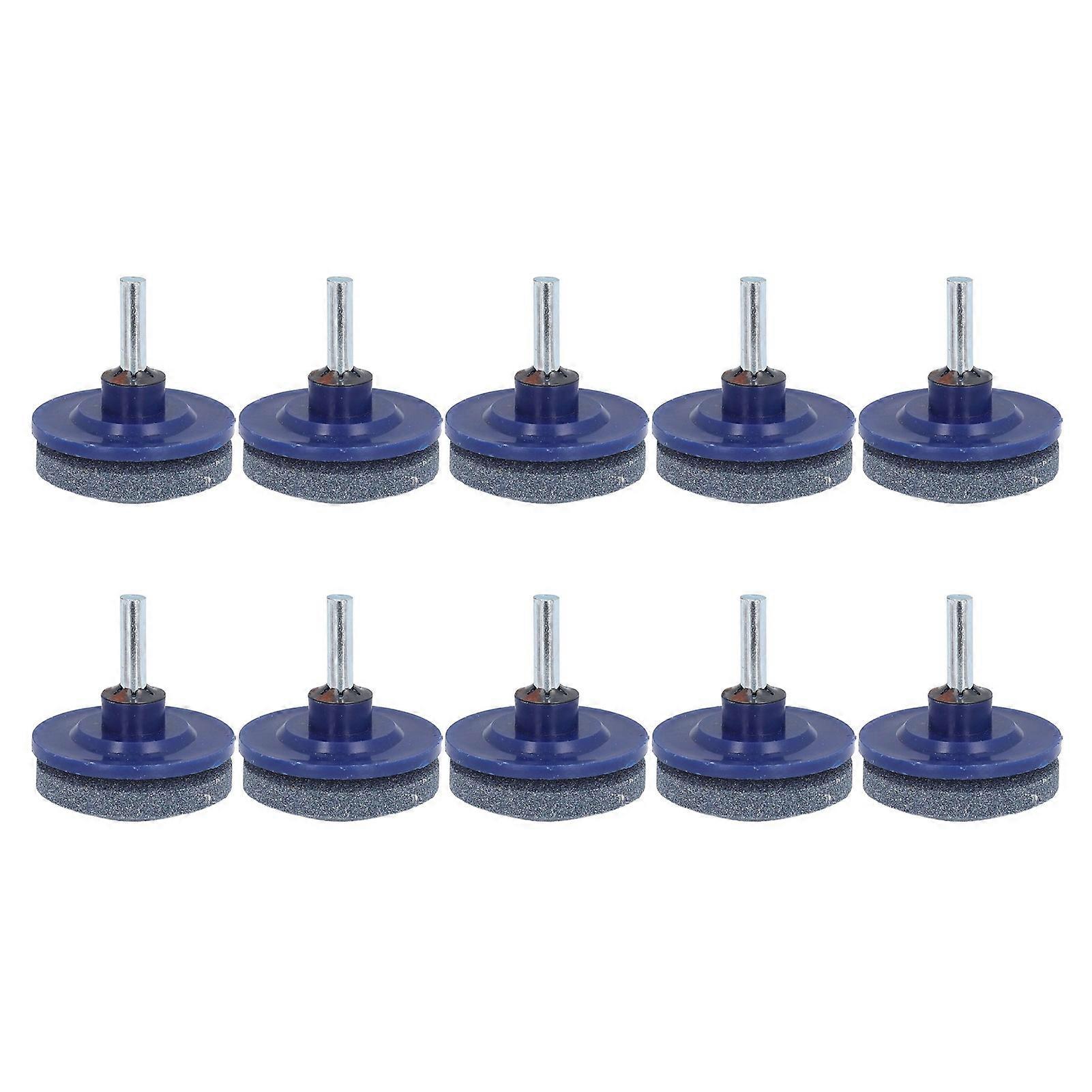 10PCS Grass Trimmer Blade Sharpener Single Layer Wear Resistant Grass Cutter Sharpener Grass Trimmer Strimmer Grinding Sharpening Tools
