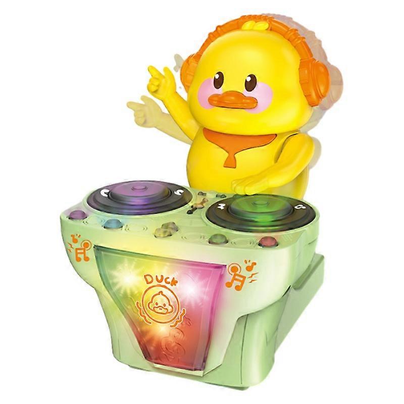 Morsom DJ duck barns elektriske sang og dansende lys dynamisk leketøy