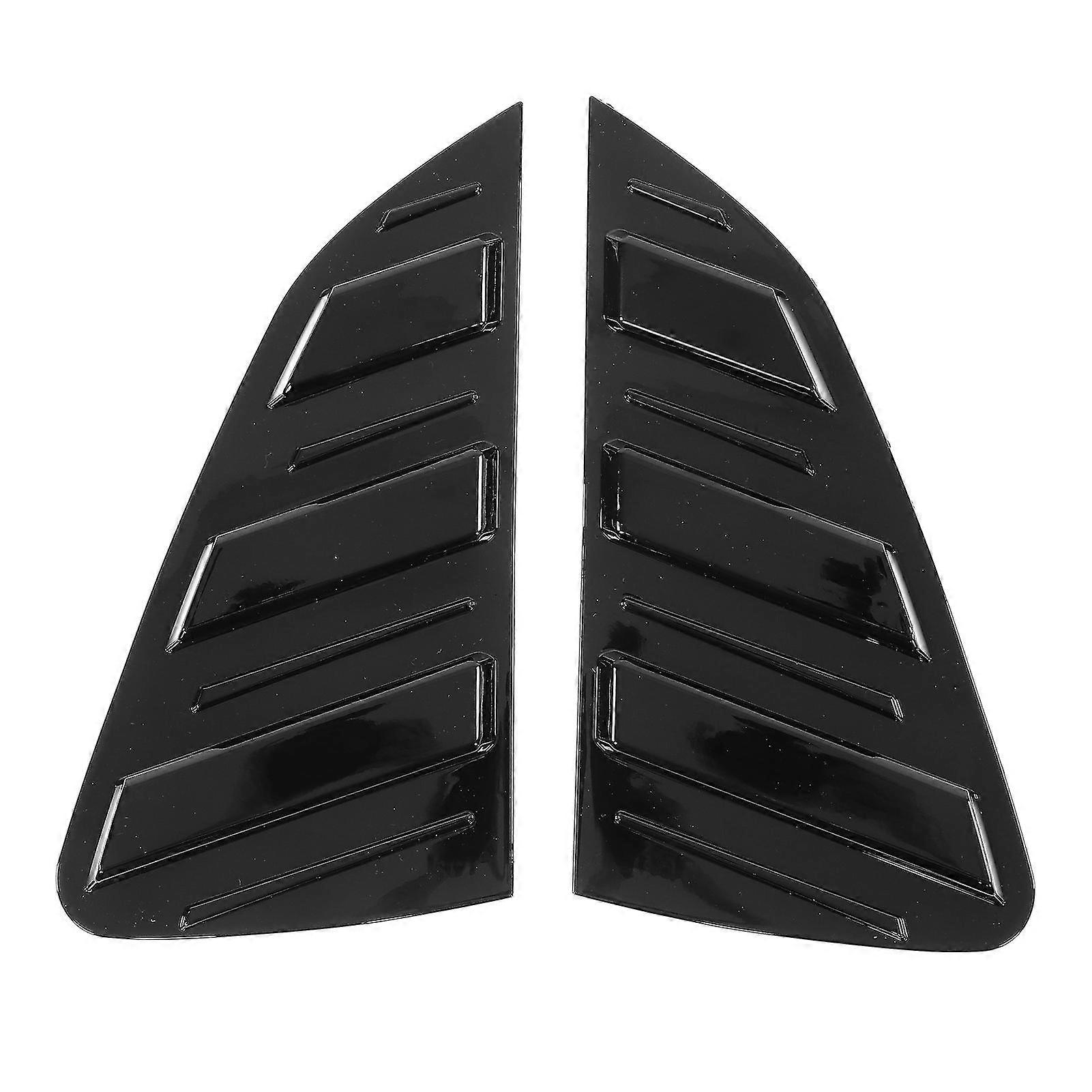 2PCS Black Car Rear Window Blind Shades - Stepped Decoration Modification