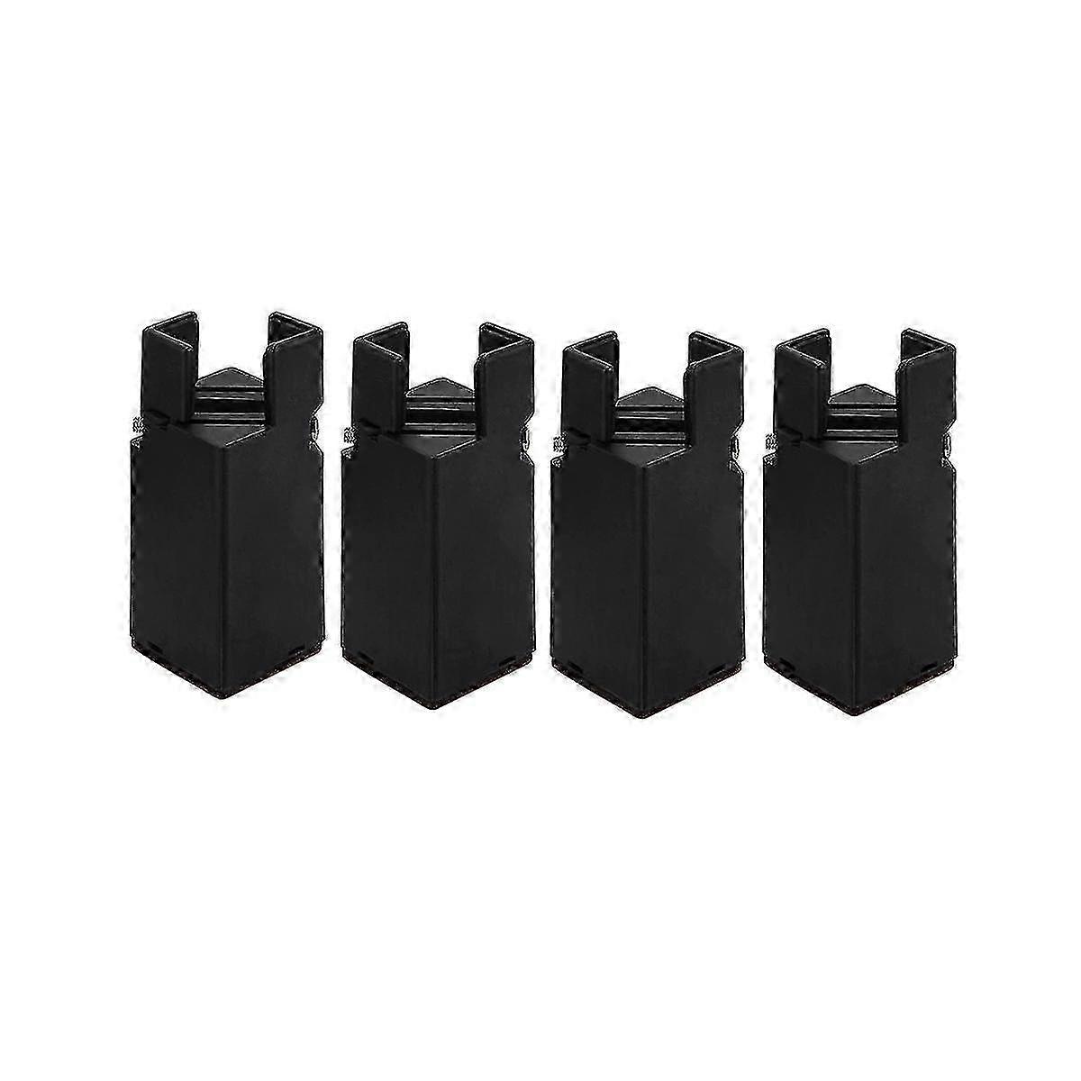 Risers de móveis com braçadeira de parafuso ajustável, mesa risers cadeira risers cama risers 4 polegadas, ajuste quadrado