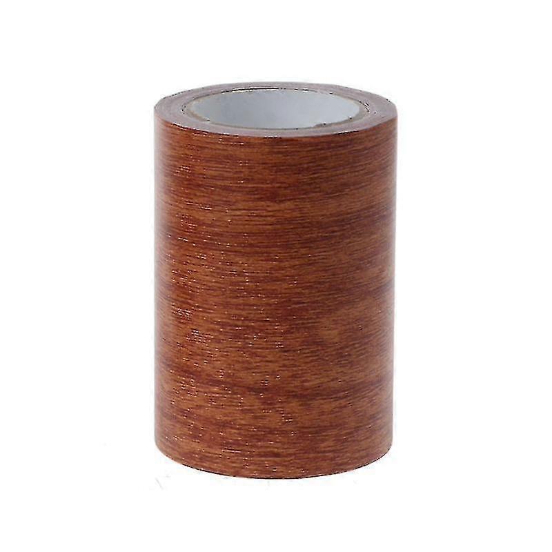 3" X15' Realistic Woodgrain Repair Tape Patch Wood Textured Self Adhesive Tape For Furniture Door Floor Table And Chair