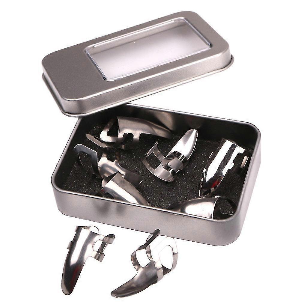 8st/ pack Thumb Pick Set för nagelgitarr picks plektrum för gitarrbas Banjo