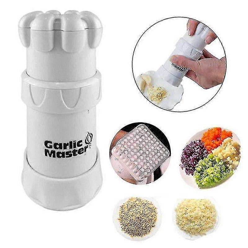 Multifunction Garlic Master Chopper Crusher In Seconds Head Minced Garlic Press Cutting