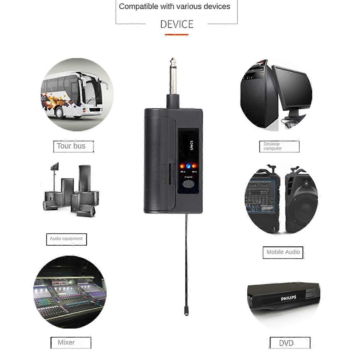 UHFワイヤレスデュアルラベリアマイクシステム30m範囲デジタル一眼レフカメラ電話インタビュー録音ラペルマイク